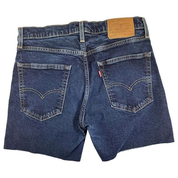 Levi’s 502 Cutoff Denim Jean Shorts Waist Size 31 - Picture 5 of 5